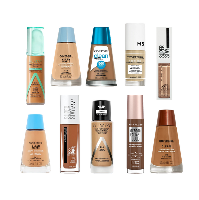 S32 - Maybelline, L'Oréal, Almay, CoverGirl Foundation